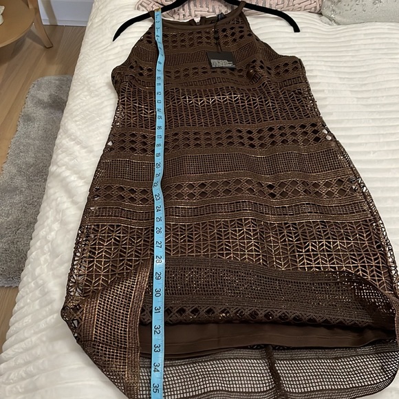 WHBM NWT Size 2 Copper Dress-Ret $180 Beautiful!!! - Picture 16 of 16